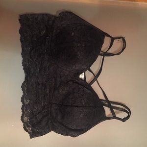 Black lace brallete made by local designer